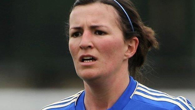 Helen Ward (footballer) Wales women have to wear mens shirts says striker Helen Ward