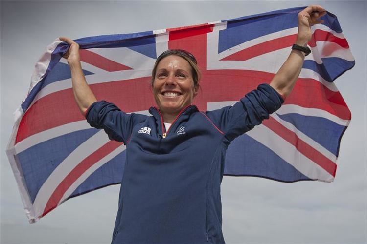 Helena Lucas Lucas at the helm as first British athlete to be selected