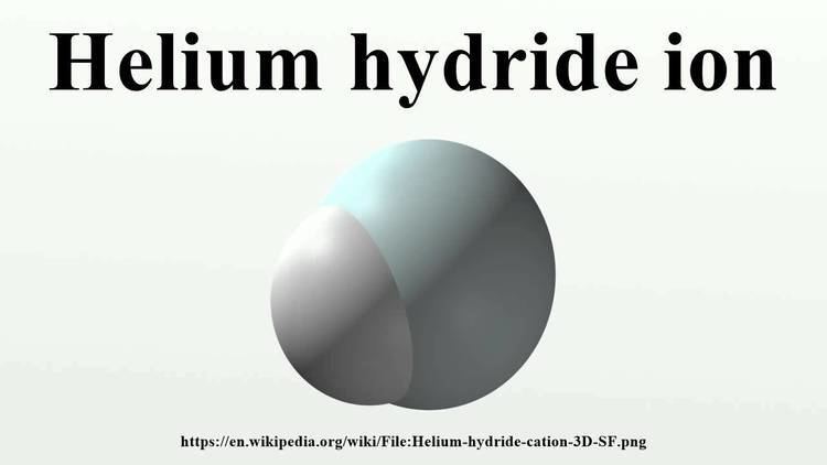 Helium hydride ion httpsiytimgcomvijcpps8xtPIYmaxresdefaultjpg