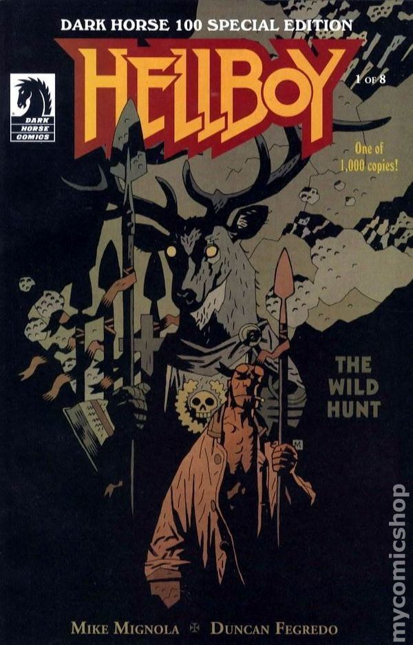 Hellboy: The Wild Hunt Hellboy Wild Hunt 2008 comic books