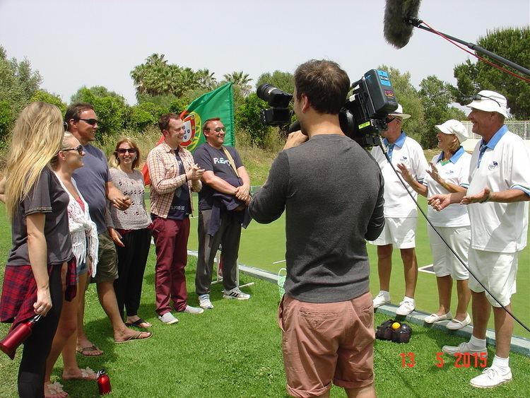 Hello Campers ITV Channel films 39Hello Campers39 program at Balaia Golf Village