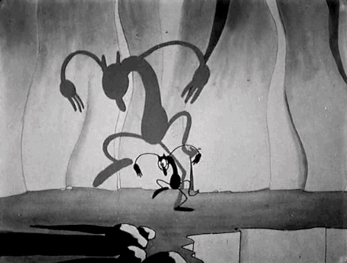 Hell's Bells (1929 film) my gif gif film Black and White disney hell Halloween animation
