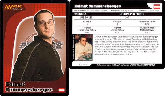 Helmut Summersberger Helmut Summersberger Pro Player Cards