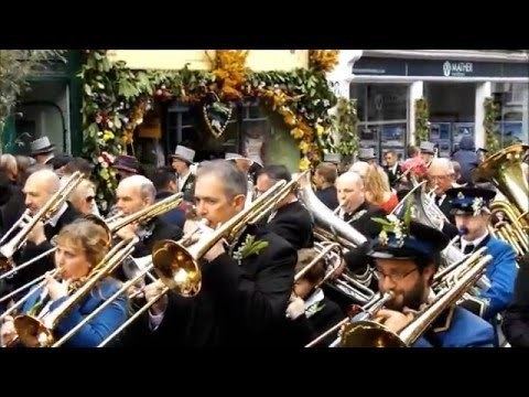 Helston Town Band Helston Flora Day The Midday Dance Helston Town Band 7th May 2016