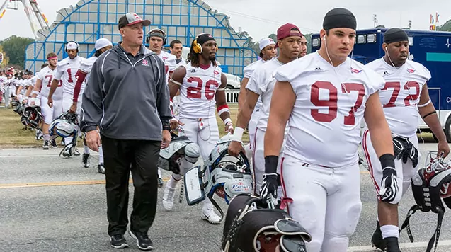 Henderson State Reddies football Battle of the Ravine Henderson State and Ouachita Baptist have one