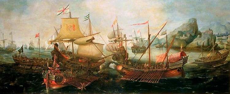 Hendrick Cornelisz Vroom Attack on Spanish Treasure Galleys Portugal Hendrick