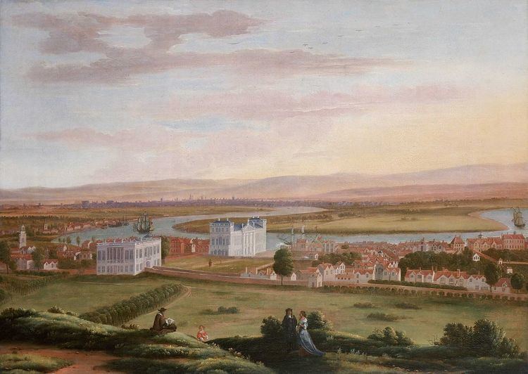 Hendrick Danckerts FileA View of Greenwich and the Queens House from the SouthEast