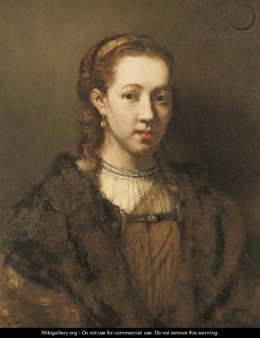 Hendrickje Stoffels Portrait of a lady traditionally said to be Hendrickje