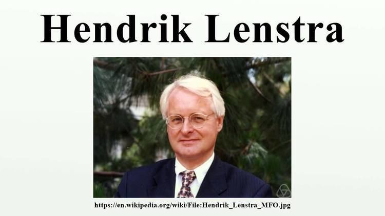 Hendrik Lenstra Hendrik Lenstra YouTube