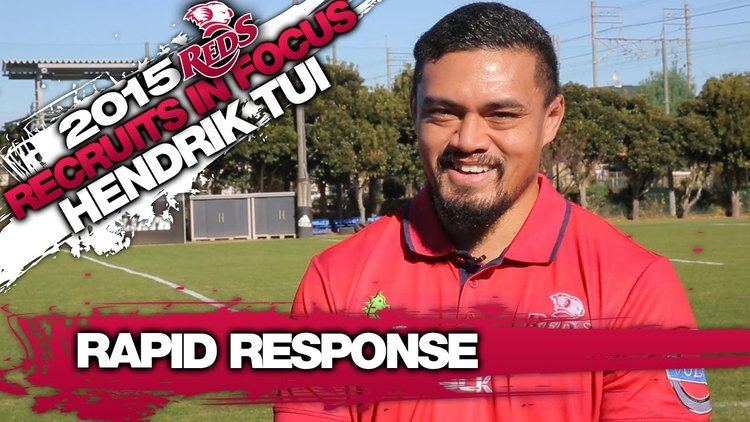 Hendrik Tui 2015 Reds Recruits in Focus Hendrik Tui Rapid Response