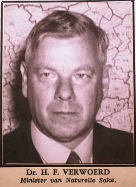 Hendrik Verwoerd Letter of Verwoerd the architect of apartheid against