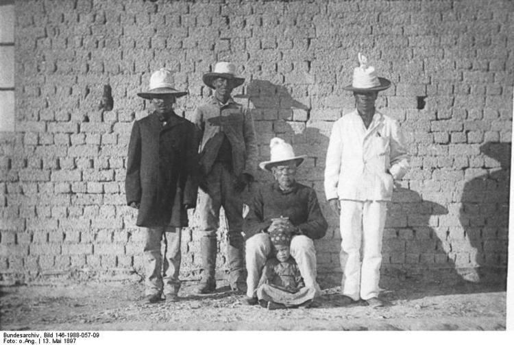Hendrik Witbooi (Namaqua chief) Schutztruppe Corduroy Uniform German South West Africa 18961915