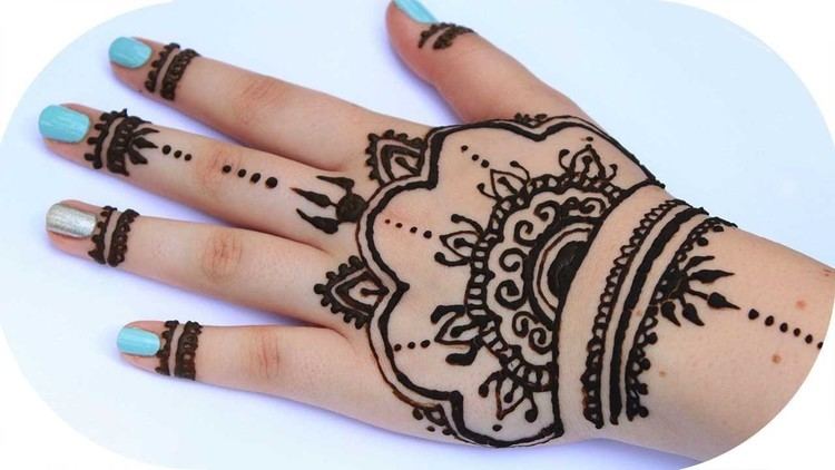 Henna Henna Tutorial 3 Ganze Hand Sanny Kaur YouTube