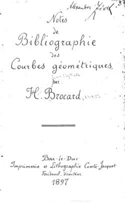 Henri Brocard Henri Brocard Wikipedia