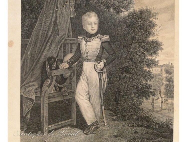 Henri, Count of Chambord Gravure Portrait Duc de Bordeaux Henri d39Artois Comte