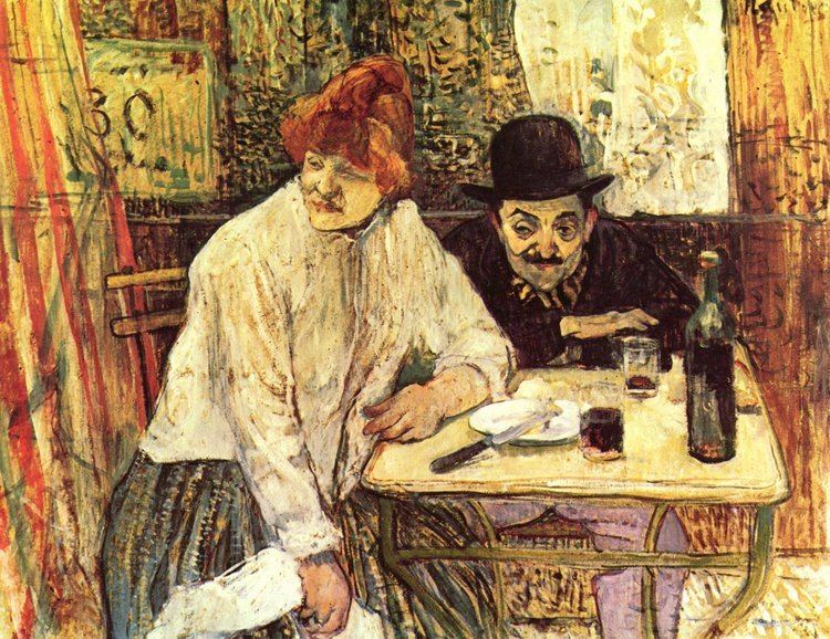 Henri de Toulouse-Lautrec The Last Crumbs In The Restaurant La Mie Henri de
