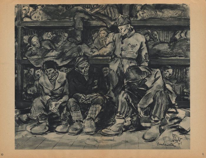 Henri Pieck Kunst Henri Pieck Buchenwald ca 1945 Catawiki