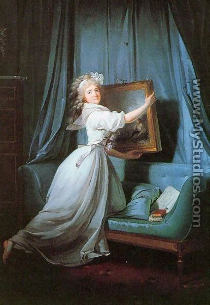 Henri-Pierre Danloux Mademoiselle Rosalie Duth 1792 by Henri Pierre Danloux