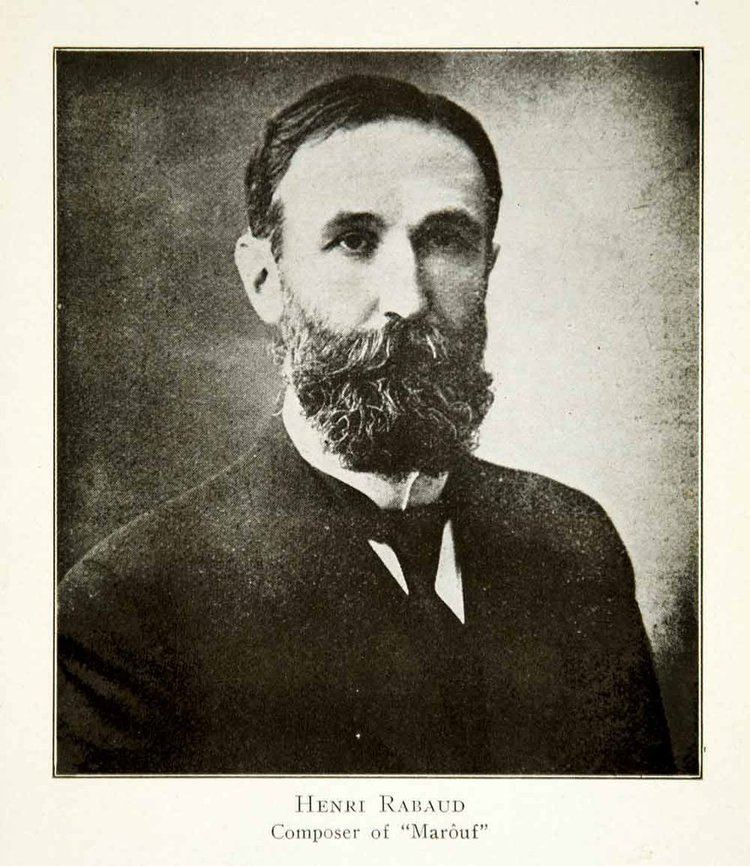 Henri Rabaud 1919 Print Henri Rabaud Portrait Music Conductor Composer Marouf