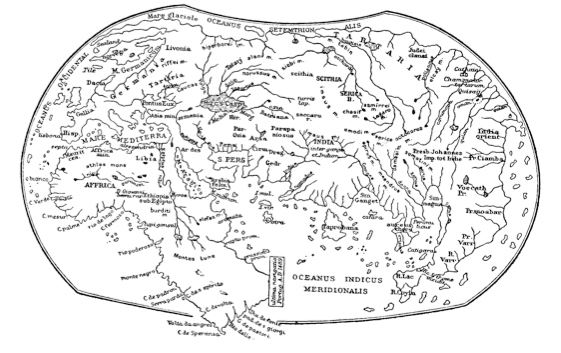 Henricus Martellus Germanus 256 TITLE Martellus39 World Maps DATE 14891490 AUTHOR Henricus