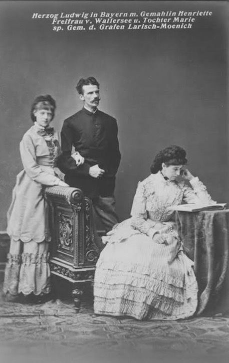Henriette Mendel Duke Ludwig Wilhelm in Bavaria with his first wife Henriette Mendel