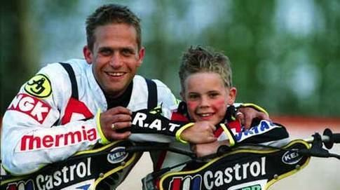 Henrik Gustafsson Far och son kan kra tillsammans Speedway Motor