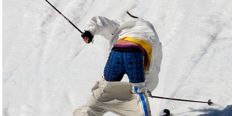 Henrik Harlaut Sochi 2014 Freestyler Henrik Harlauts Ski Pants Fall Down PICTURE