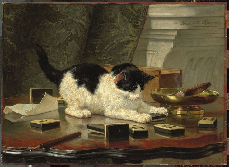 Henriëtte Ronner-Knip Henritte RonnerKnip 18211909 Dutch THE GREAT CAT THE GREAT CAT