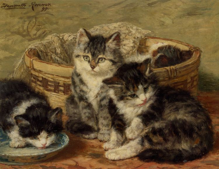 Henriëtte Ronner-Knip 1000 images about Cat Art Henriette RonnerKnip on Pinterest Wool