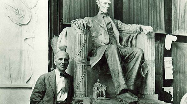 Henry Bacon Designing the Lincoln Memorial Daniel Chester French and Henry Bacon