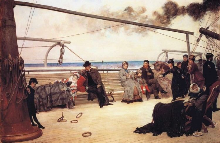 Henry Bacon (painter) On Shipboard by Henry Bacon 1877 Art Groups Pinterest Art