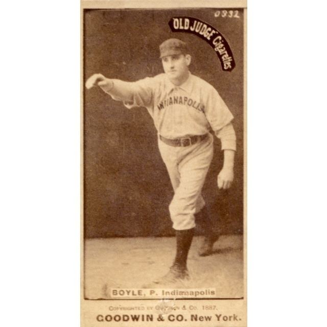 Henry Boyle (baseball) Goodwin Co Old Judge Tobacco Baseball Card of Henry Boyle 1887