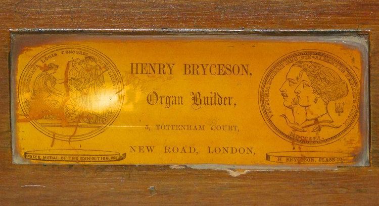 Henry Bryceson Henry Bryceson Organ Builder 5 Tottenham Court New Road Flickr