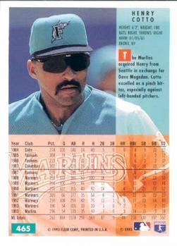 Henry Cotto Florida Marlins Gallery The Trading Card Database