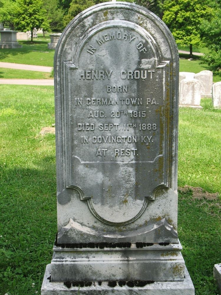 Henry Crout Henry Crout 1815 1888 Find A Grave Memorial