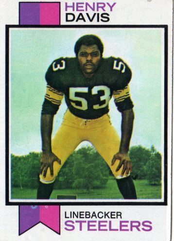 Henry Davis (American football) PITTSBURGH STEELERS Henry Davis 332 RC TOPPS 1973 NFL American