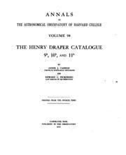 Henry Draper Catalogue httpsarchiveorgservicesimghenrydrapercata01