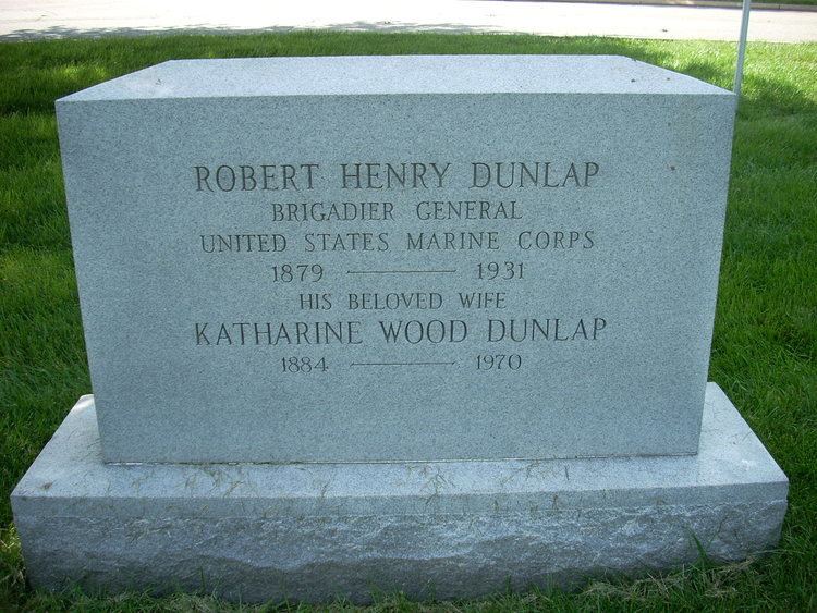 Henry Dunlap Robert Henry Dunlap Brigadier General United States Marine Corps