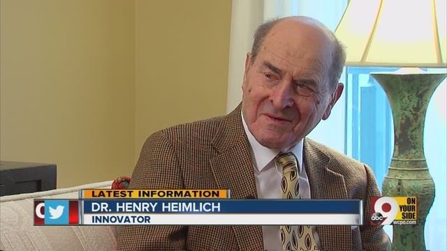 Henry Heimlich Henry Heimlich At 94 Cincinnati39s famous polarizing