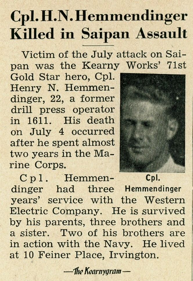 Henry Hemmendinger FileHenry Hemmendinger Newspaper Clipping 1944 8043335552jpg