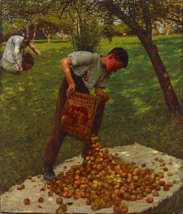 Henry Herbert La Thangue Cider apples circa 1899 by Henry Herbert La Thangue
