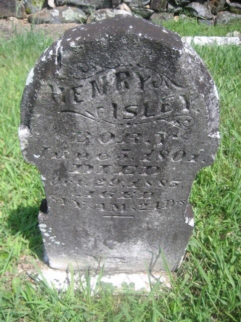 Henry Isley Henry Isley 1804 1885 Find A Grave Memorial