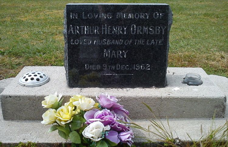 Henry Ormsby Arthur Henry Ormsby 1962 Find A Grave Memorial