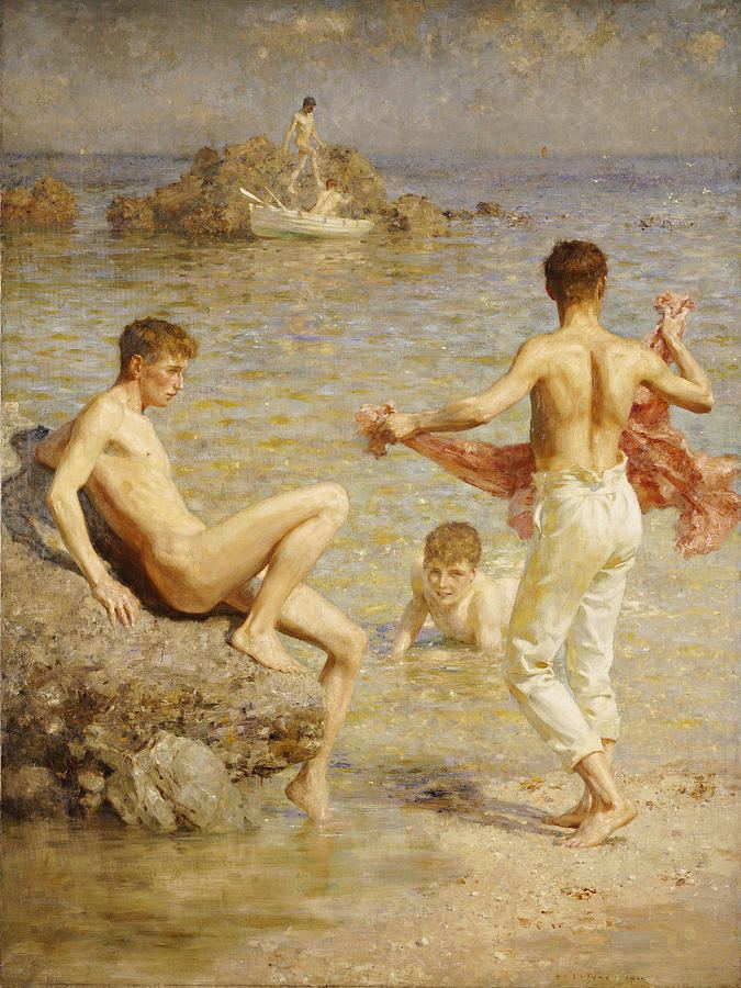 Henry Scott Tuke Gleaming Waters by Henry Scott Tuke