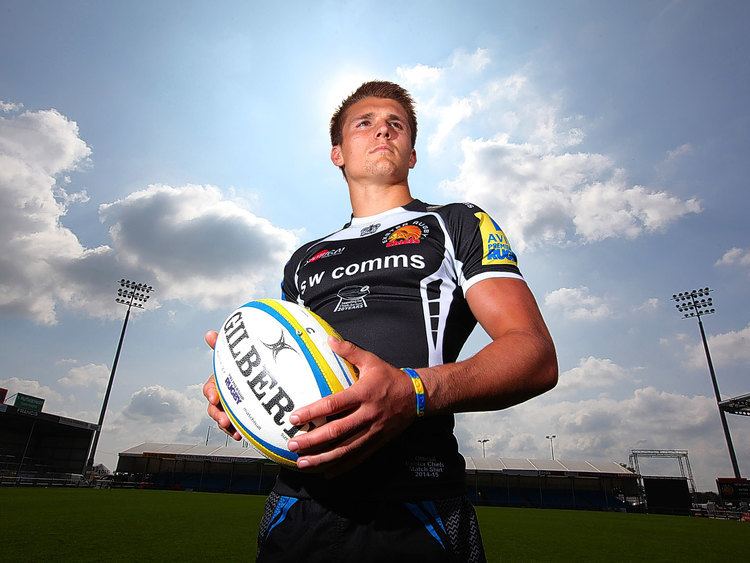Henry Slade Henry Slade interview Exeter youngster feels the noise
