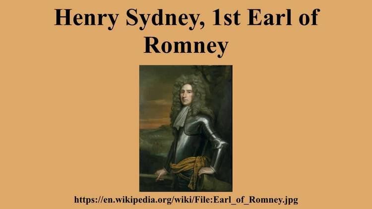 Henry Sydney, 1st Earl of Romney Henry Sydney 1st Earl of Romney YouTube