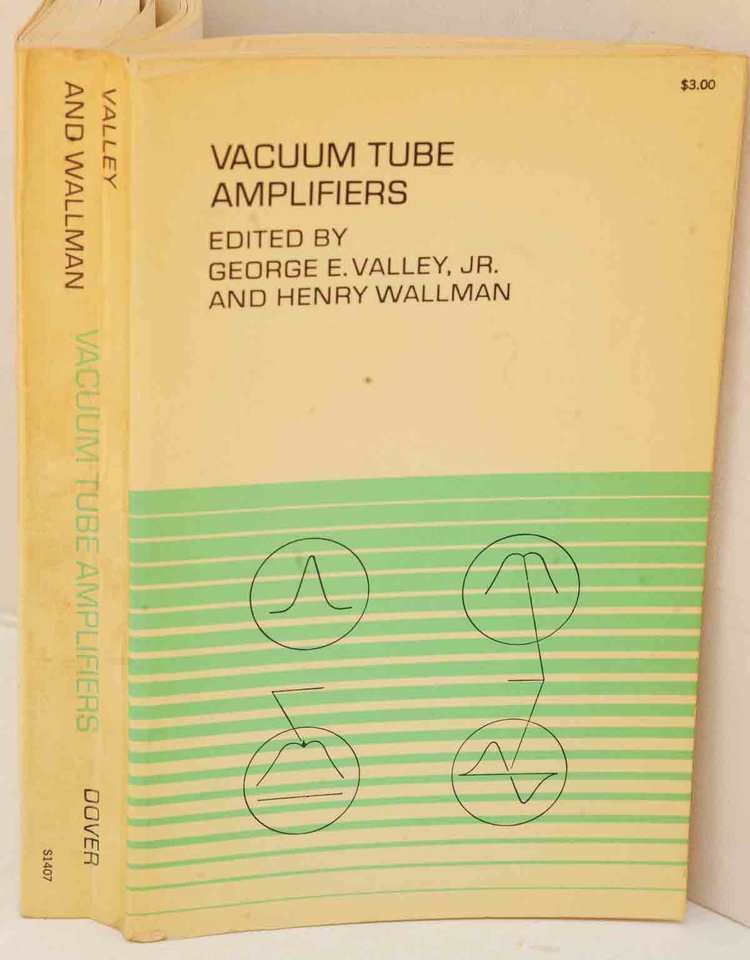 Henry Wallman Vacuum Tube Amplifiers George E Valley Henry Wallman
