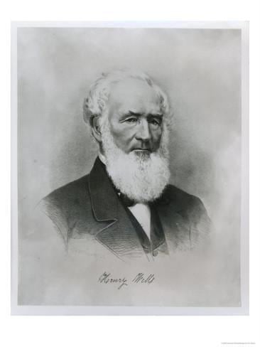 Henry Wells Portrait of Henry Wells Giclee Print at AllPosterscom