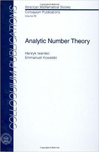 Henryk Iwaniec Analytic Number Theory Colloquium Publications Vol 53