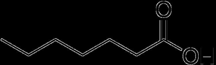 Heptanoic acid FileHeptanoic acidpng Wikimedia Commons